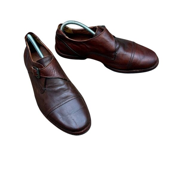 Timberland Boot Company Wodehouse Monk Strap Brown Leather Loafer Size 9 - Picture 2 of 11